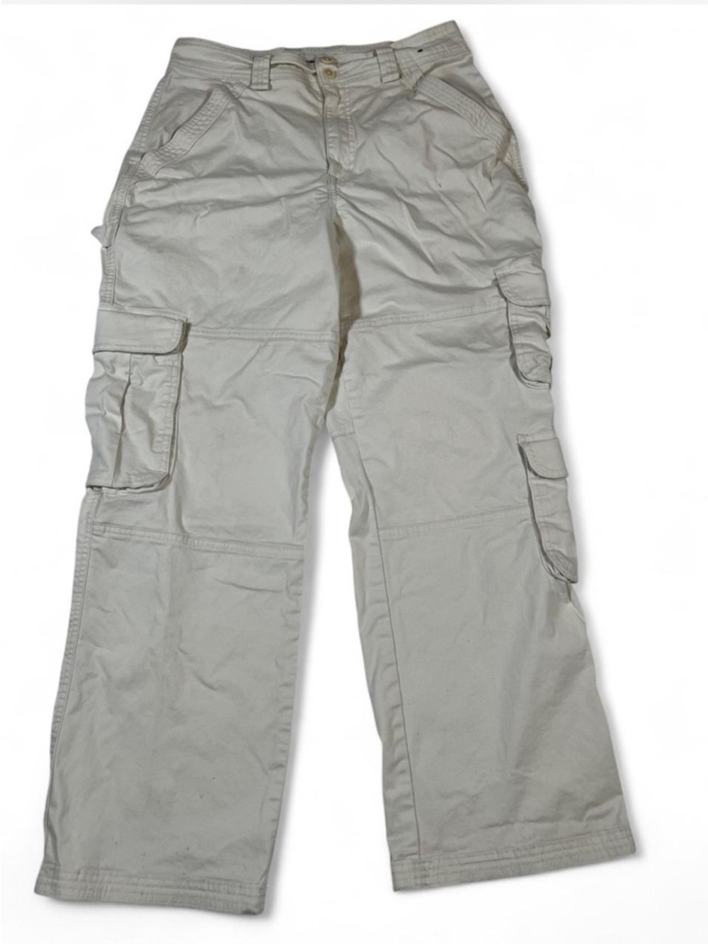 Abercrombie & Fitch Womens Relaxed Cargo Pants Size 8S Curve Love Utility